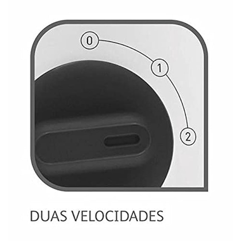 Liquidificador Arno Easymix LN20 550W 2 Velocidades Preto 2