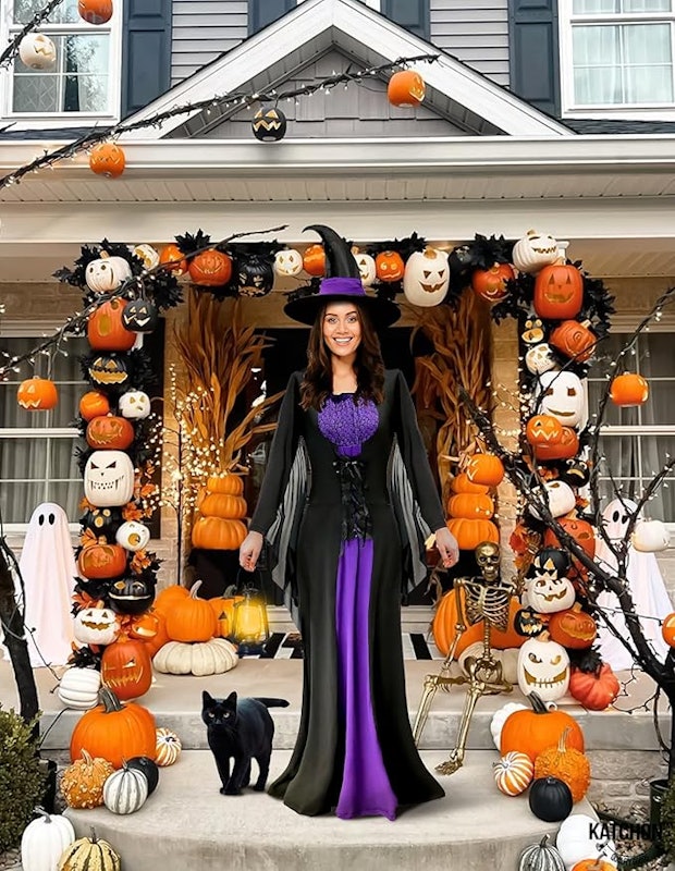 Fantasia Feminina de Bruxa de Halloween 5