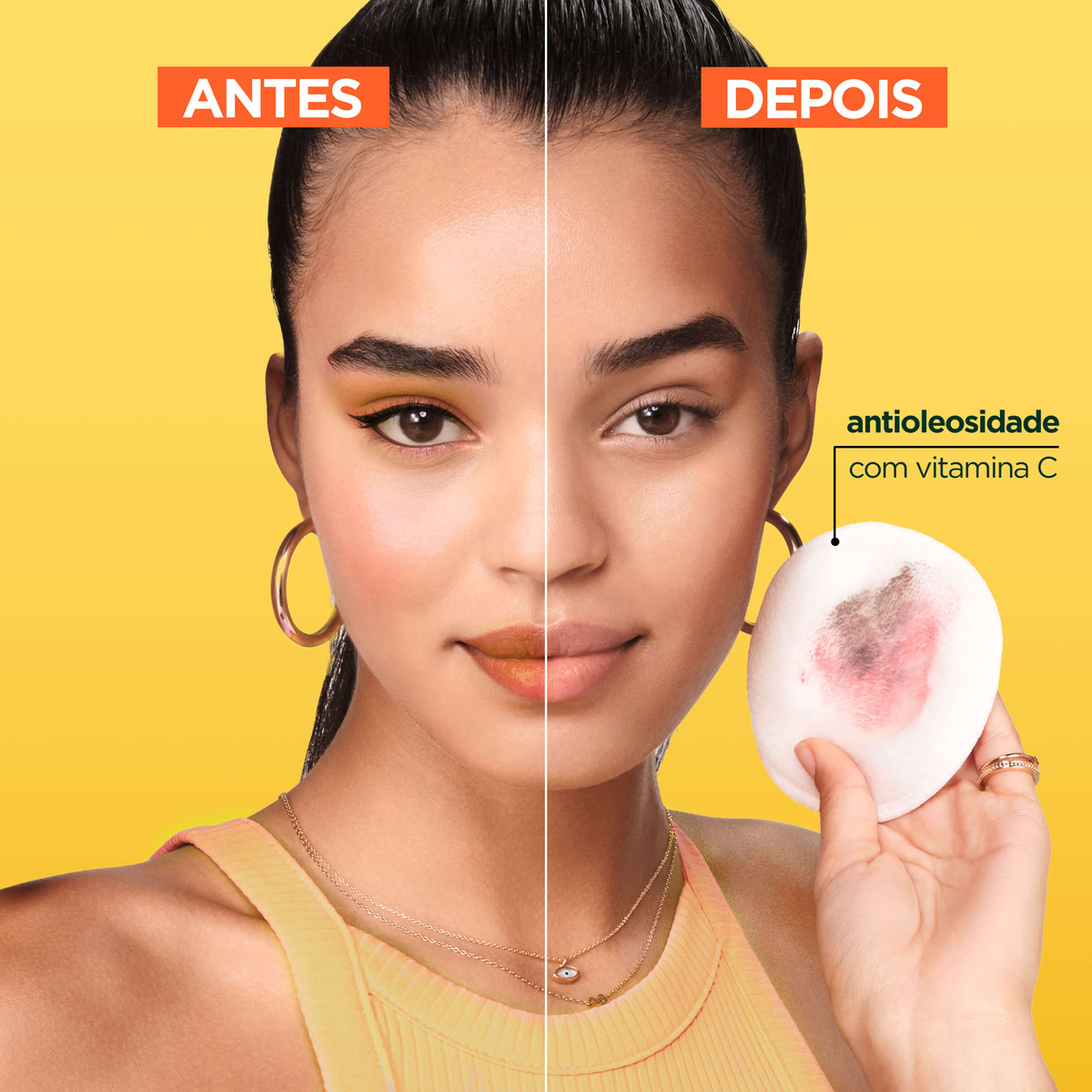 Água Micelar SkinActive Antioleosidade Vitamina C 3