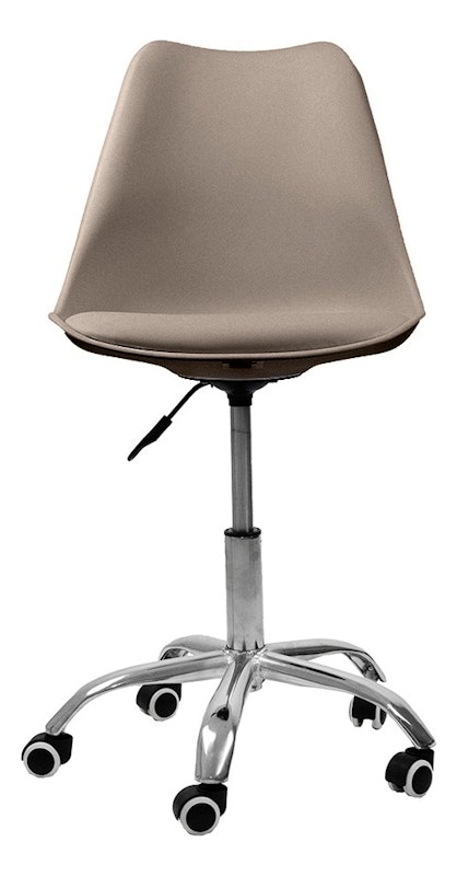 Cadeira Saarinen Office Cromado CX 1 PP Nude 2