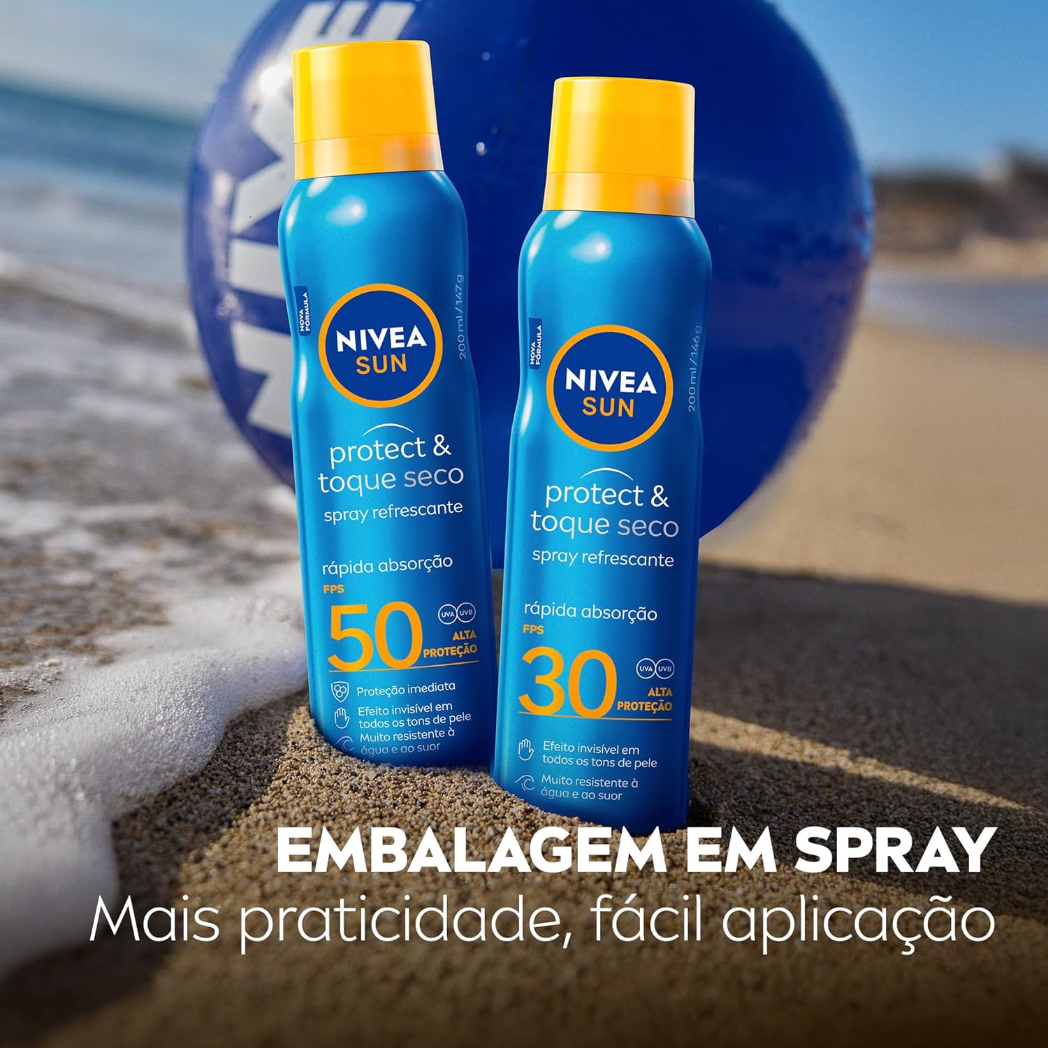 Protetor Solar Spray Protect & Toque Seco FPS50 4