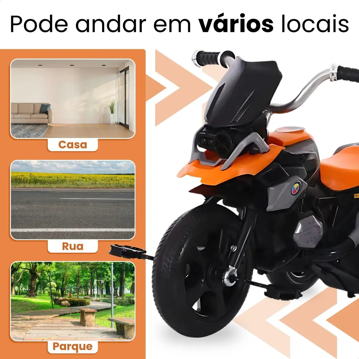 Motoca Triciclo com Pedal 5