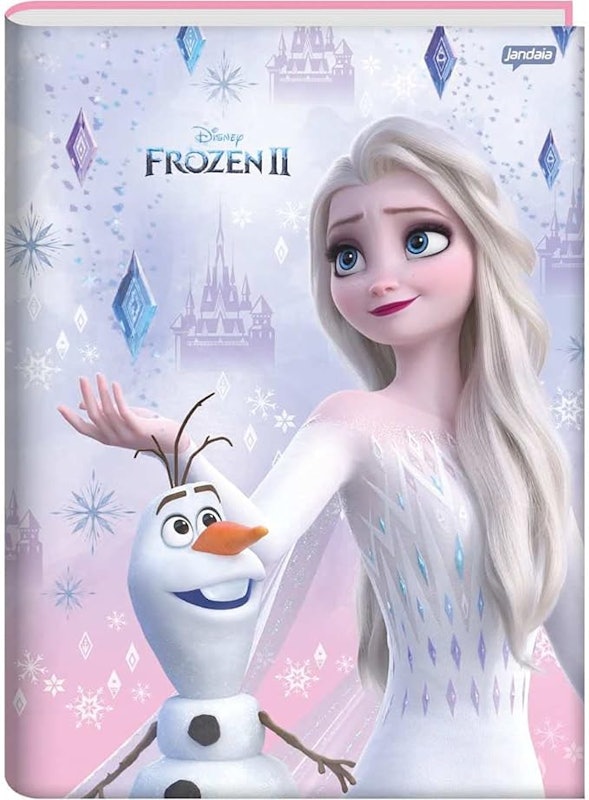 Caderno Brochura Capa Dura Frozen - Pacote com 5 2