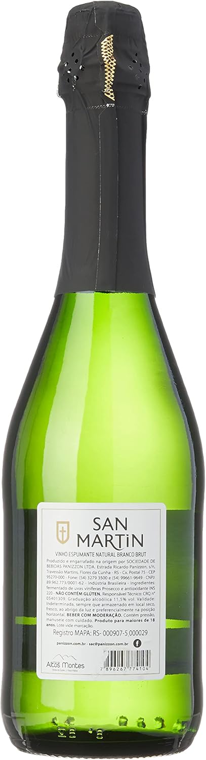 Prosseco Nacional San Martin Brut 660 ml 2