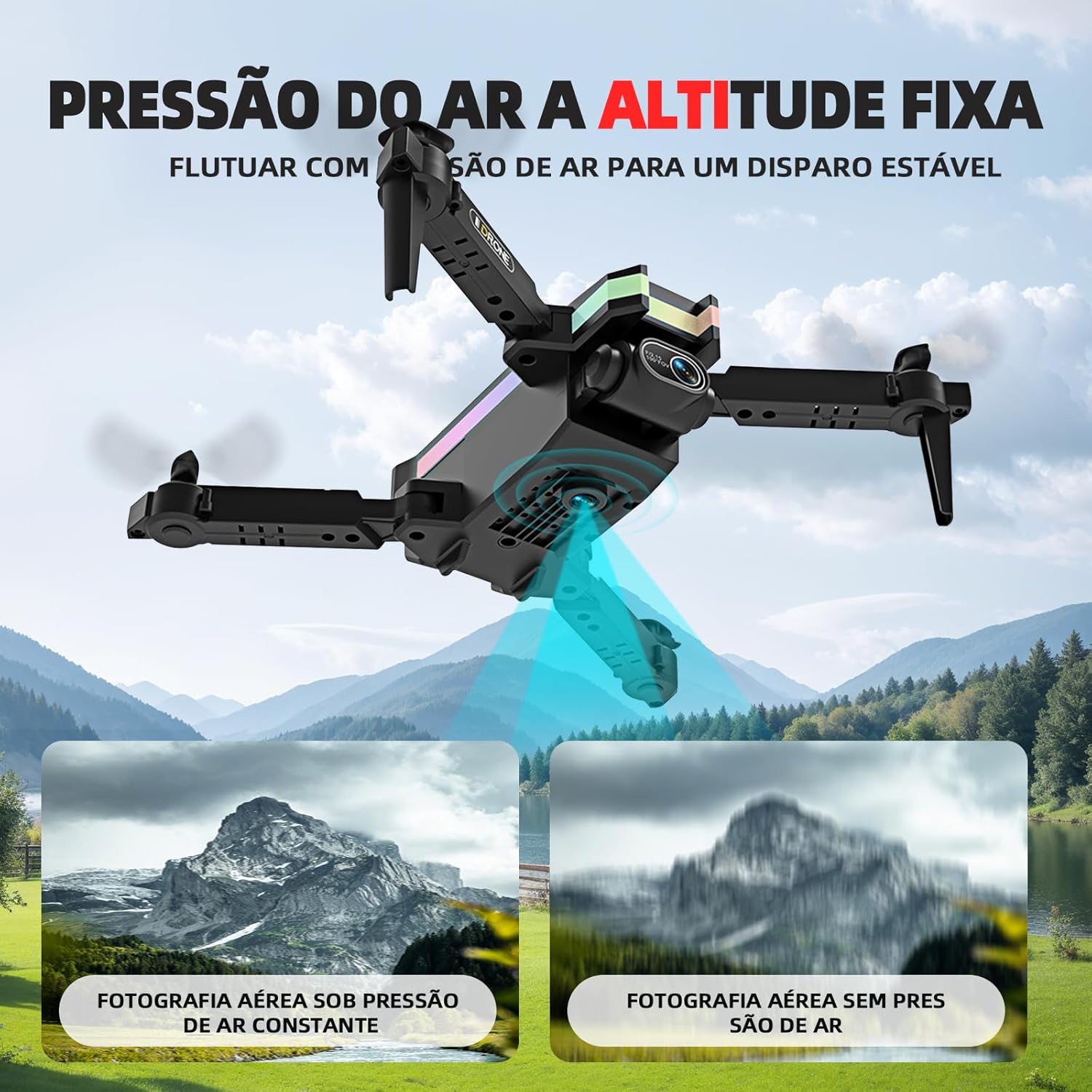 Mini Pro Drone com Câmera 4K 5