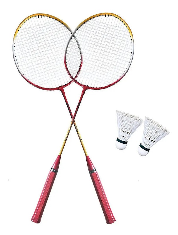 Kit Badminton Lorben 2 Raquetes e Petecas 1
