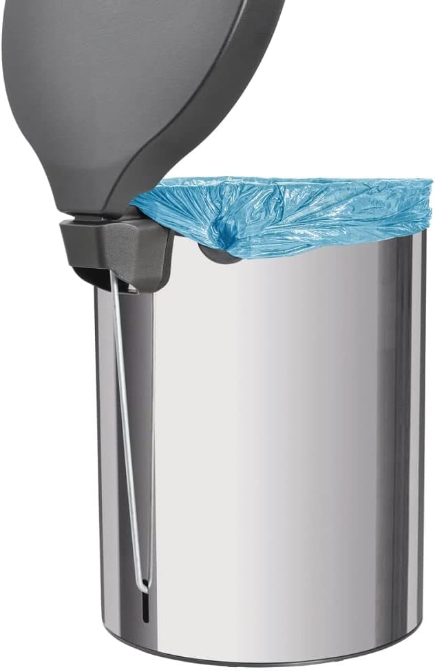 Lixeira com Pedal Tramontina New em Aço Inox 3
