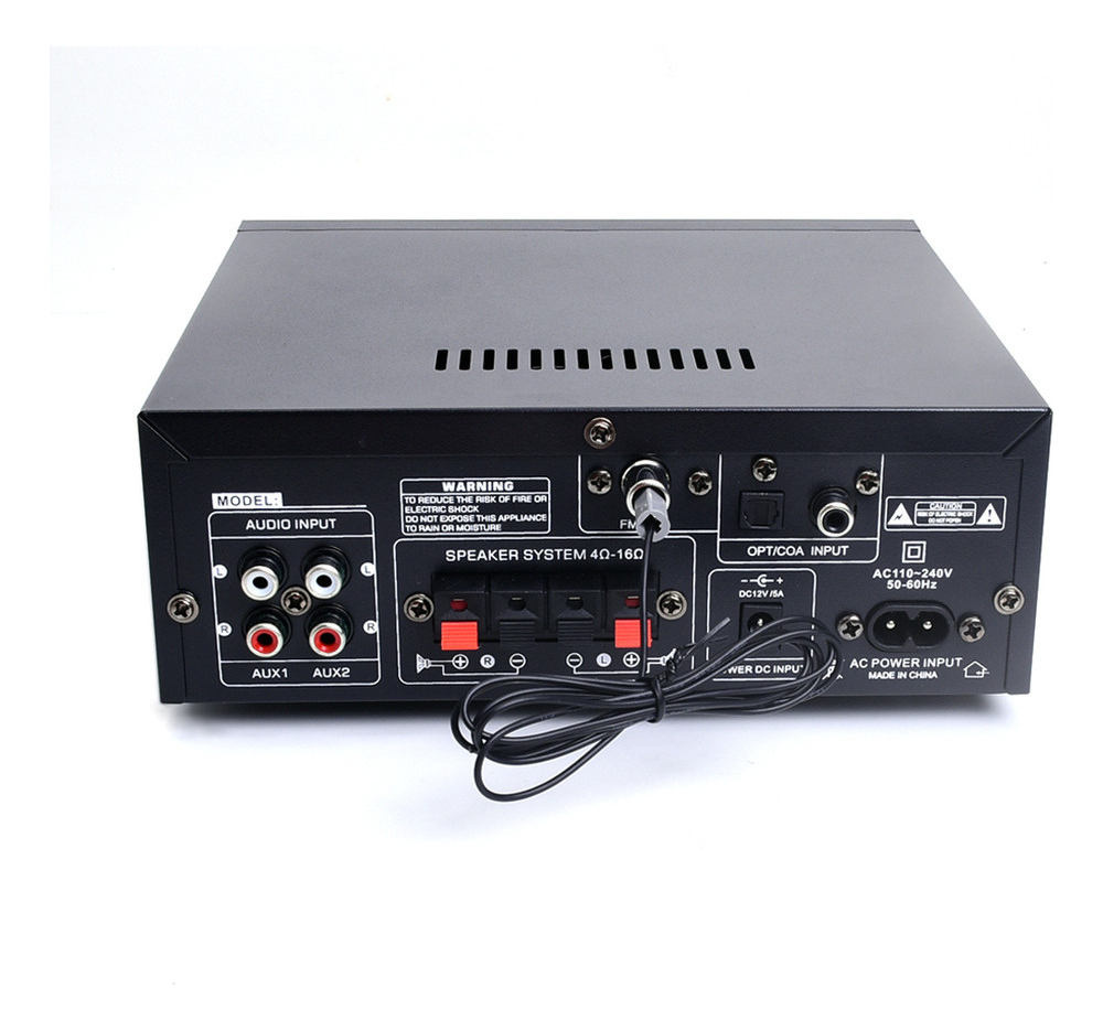 Amplificador de Áudio Vedo AK-55 Bluetooth 5.0 4