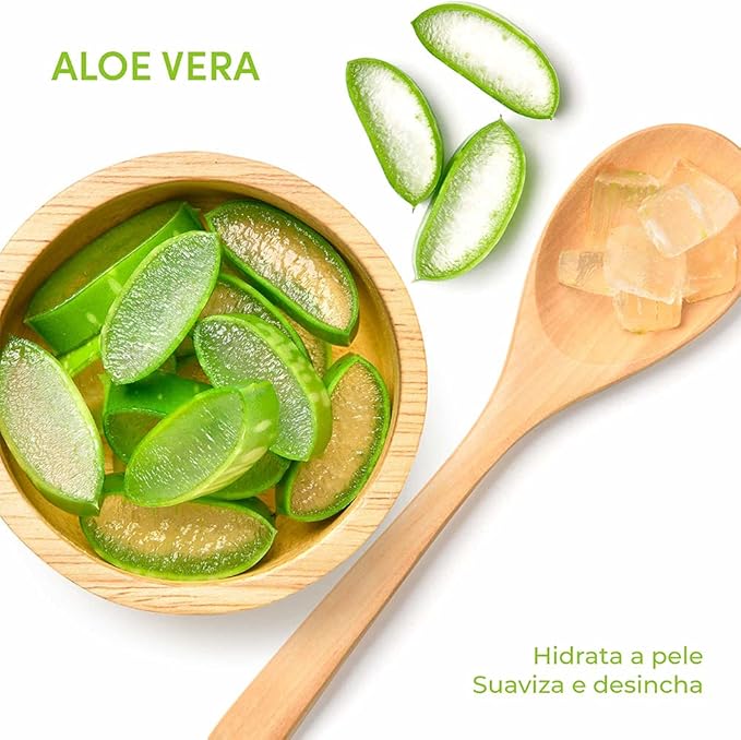 Máscara Facial de Algodão Aloe Vera 3