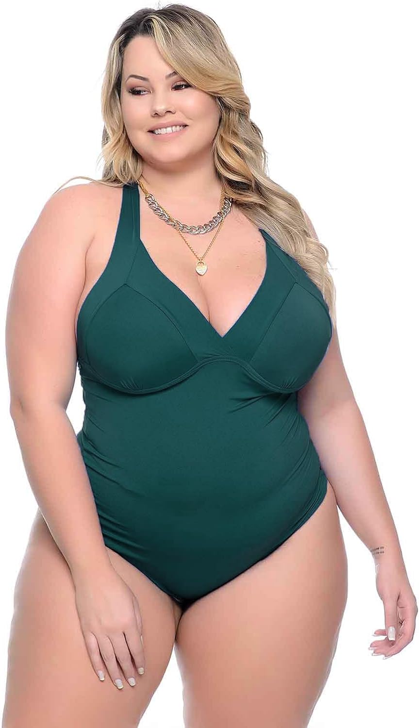 Maiô Liso Plus Size Color 4