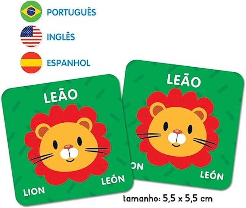 Jogo de Memória – Português, Inglês e Espanhol 3