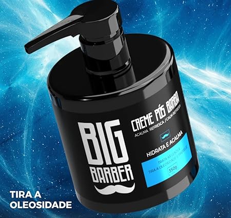 Creme Pós-Barba Big Barber Menthol Profissional 4