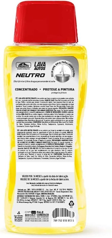 Lava Autos Concentrado 500 ml 2