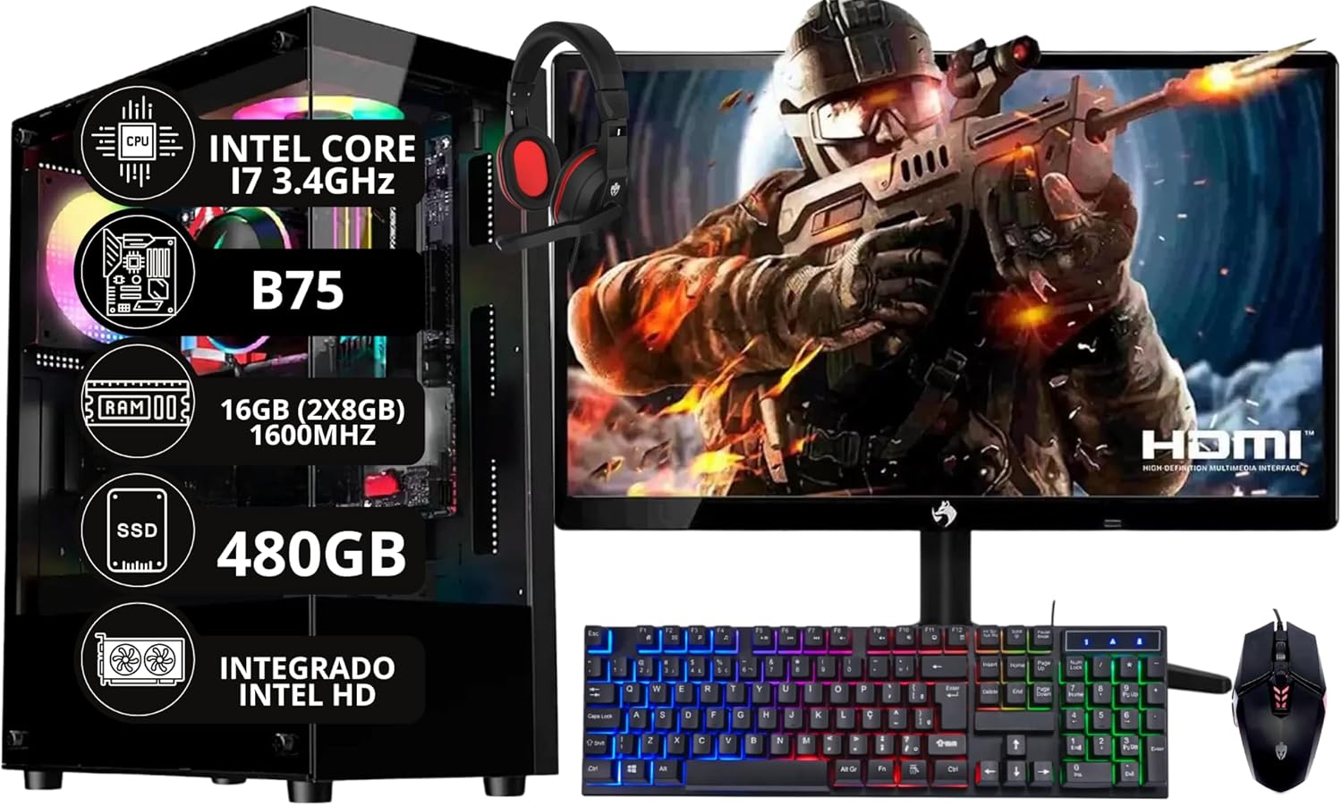 Top 10 Melhores PCs Gamer Completos em 2026 (Ryzen 7, Intel i7 e mais) 3