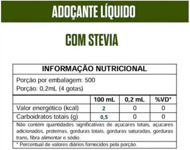 Adoçante Stévia 100% Natural 3