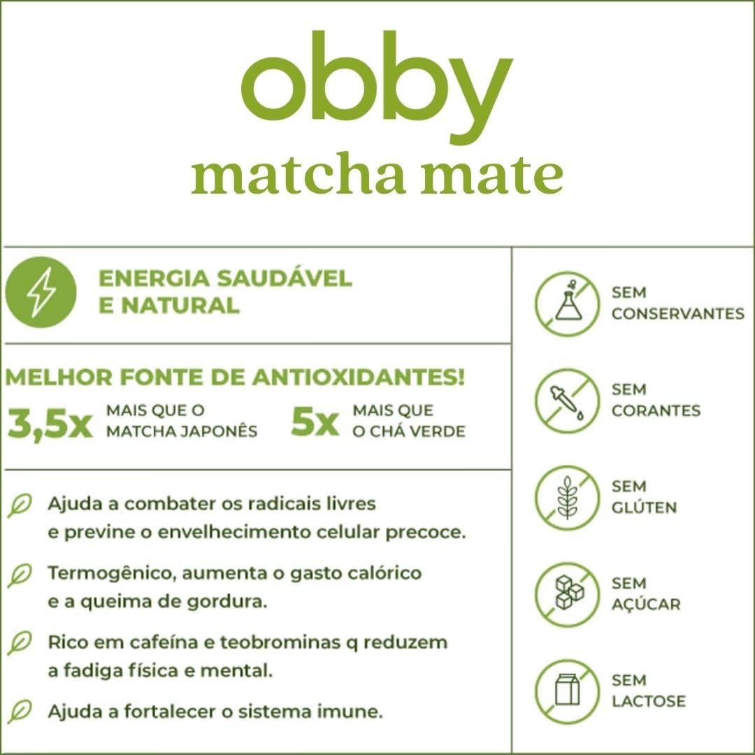 Matcha Mate Natural Orgânico Obby 3