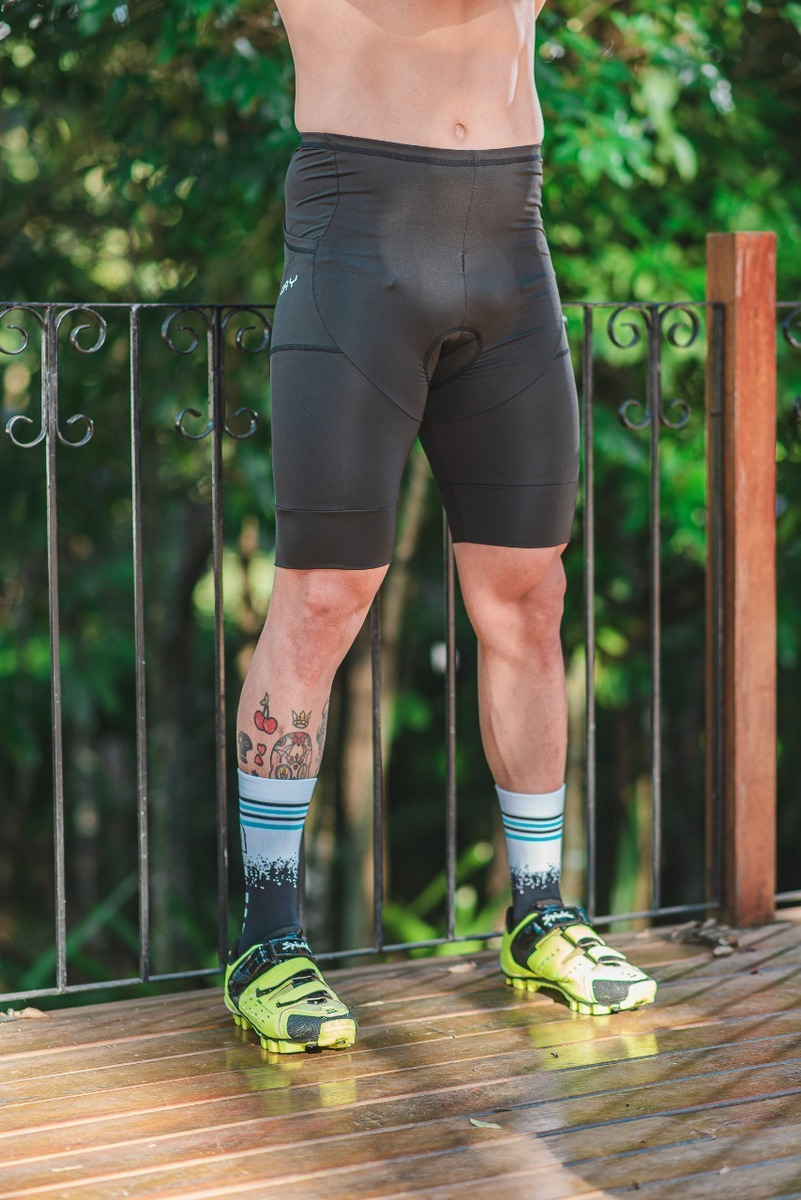 Bermuda Ciclismo Bike Acolchoada Masculina Short 3