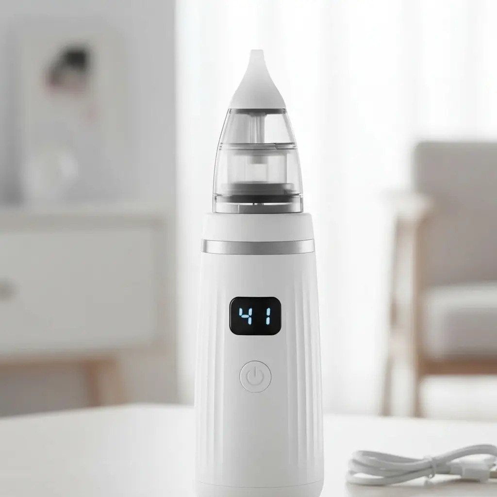 Aspirador Nasal Elétrico para Bebê 1