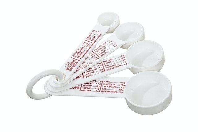 Medidores com 4 Peças de Colheres Stm Plastic 1