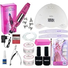 Kit Unhas de Gel Alongamento Fácil Cabine Completo Algortimo Vendas