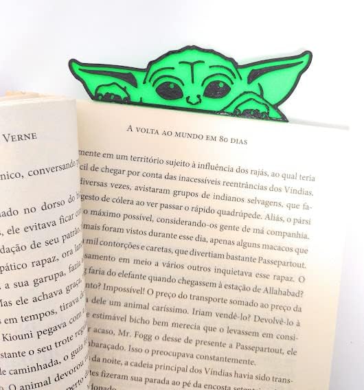Marcador de Páginas Baby Yoda Cute 3