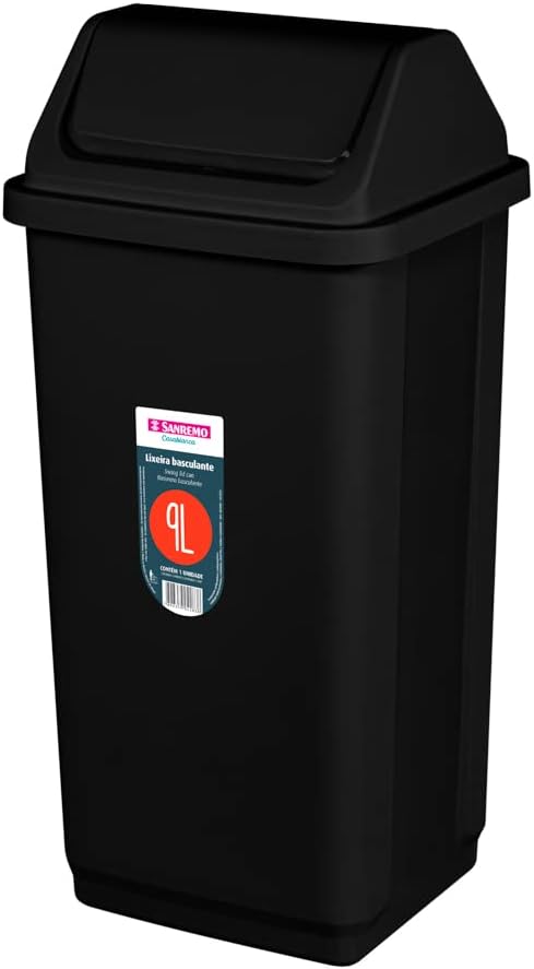 Lixeira Basculante Plástico 9 L 1
