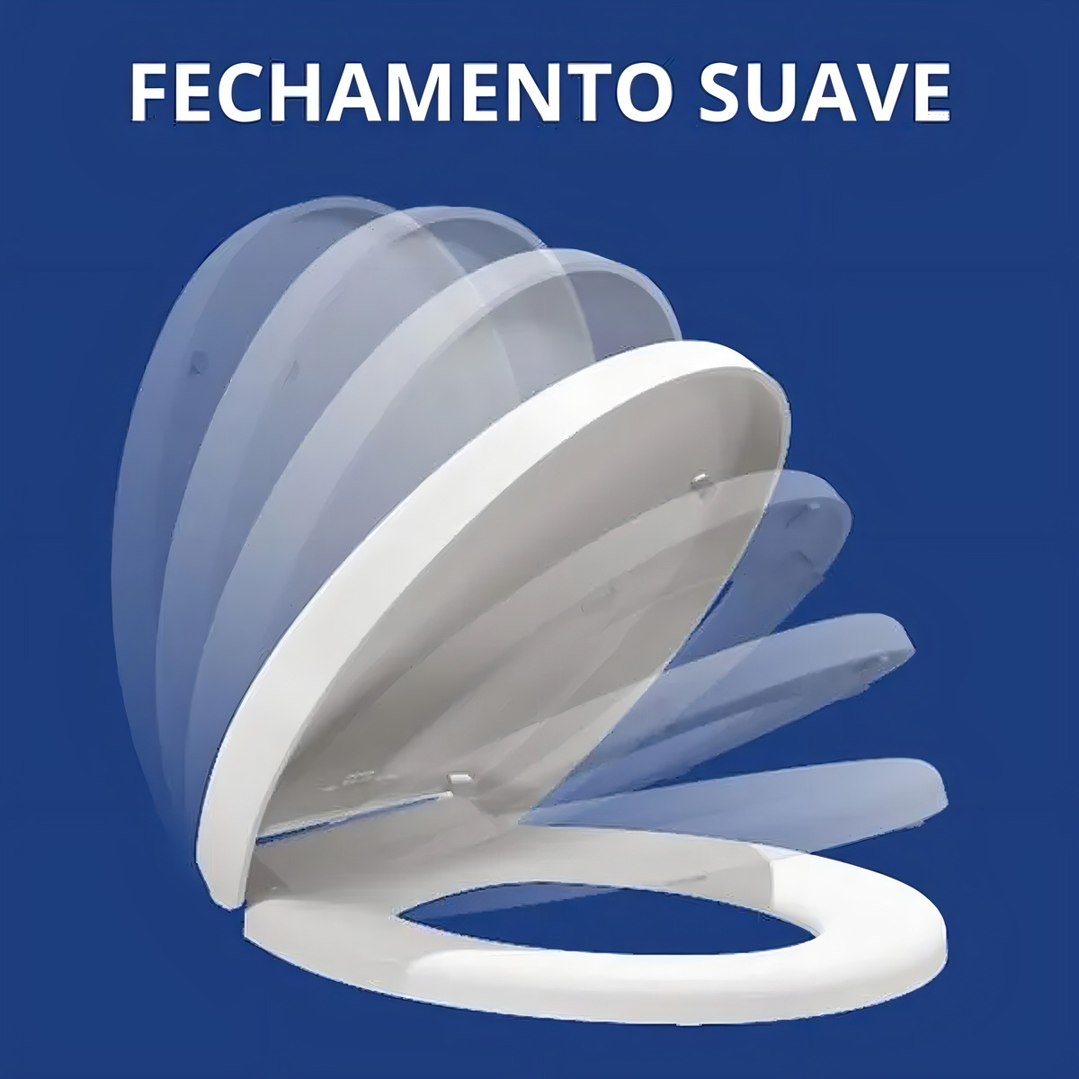 Assento Sanitário Oval Almofadado 3 em 1  5