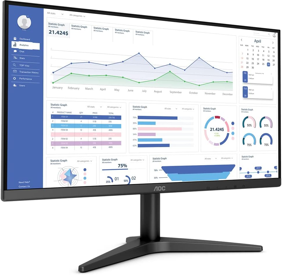 Monitor Widescreen LED AOC 2