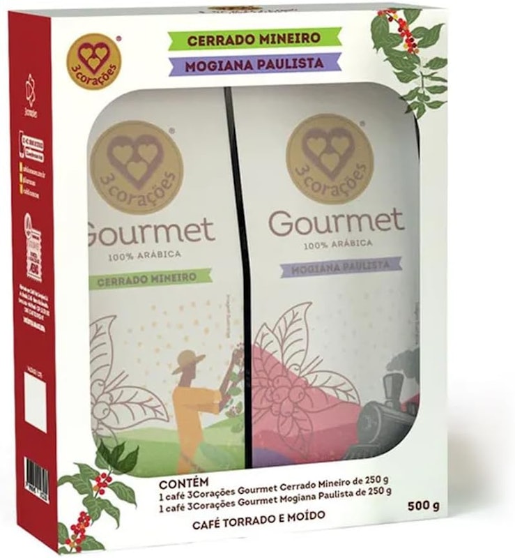 Kit Café Gourmet Torrado e Moído - Cerrado Mineiro e Mogiana Paulista 1