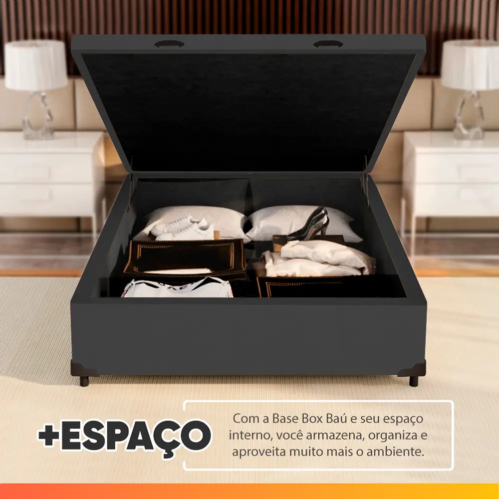Cama Box com Baú Casal Prince 4