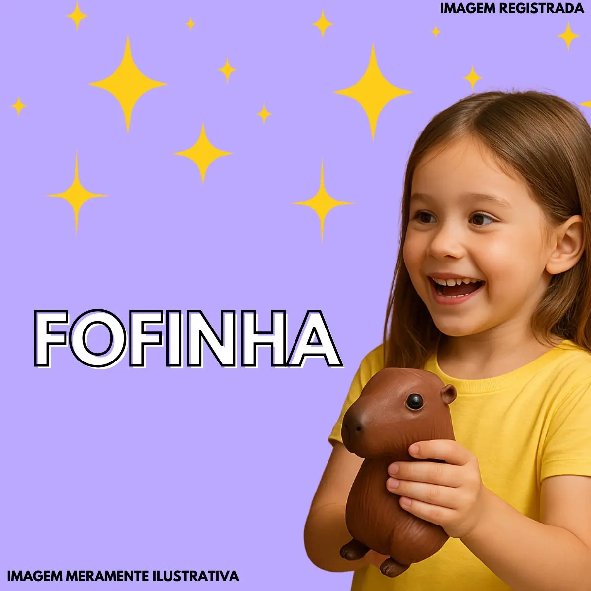 Capivara Squishy Anti Stress Brinquedo Sensorial 4
