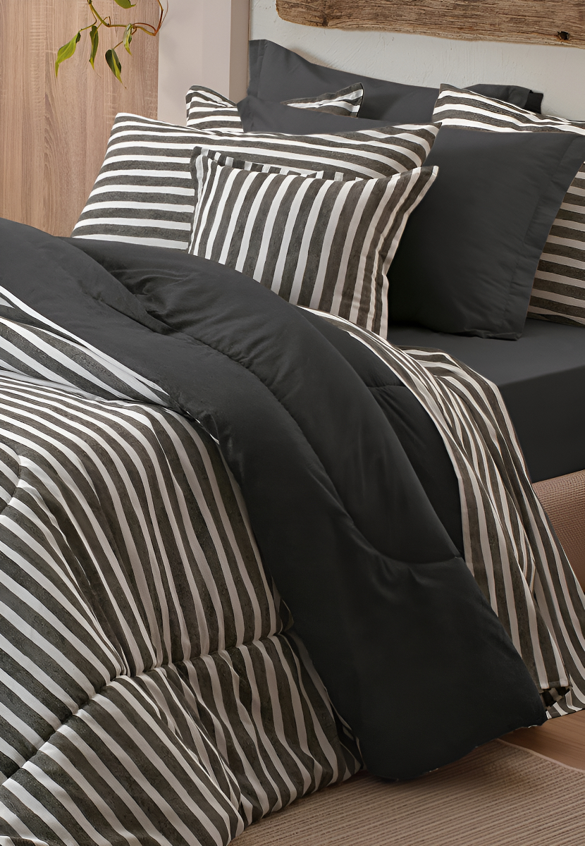 Jogo Roupa de Cama Queen 4 Peças 100% Algodão 150 Fios Diamante 2