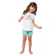 KYLY Pijama Infantil Feminino Kyly Meia Malha Brilha no Escuro 1