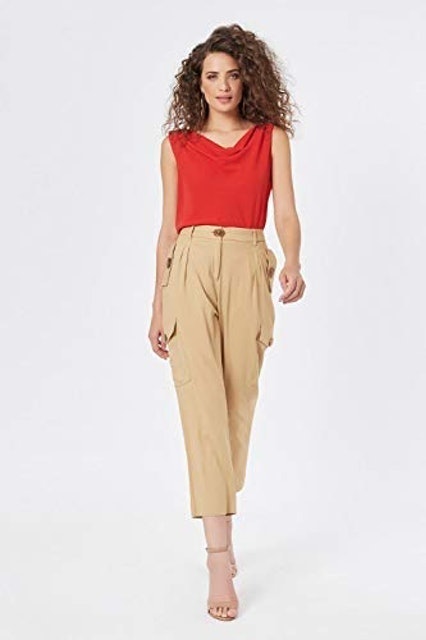 Calça Cargo Feminina Alfaiataria TVZ 1