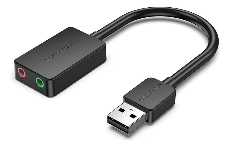 Adaptador Placa de Som USB Vention 1
