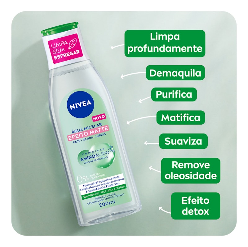 Água Micelar Efeito Matte 2