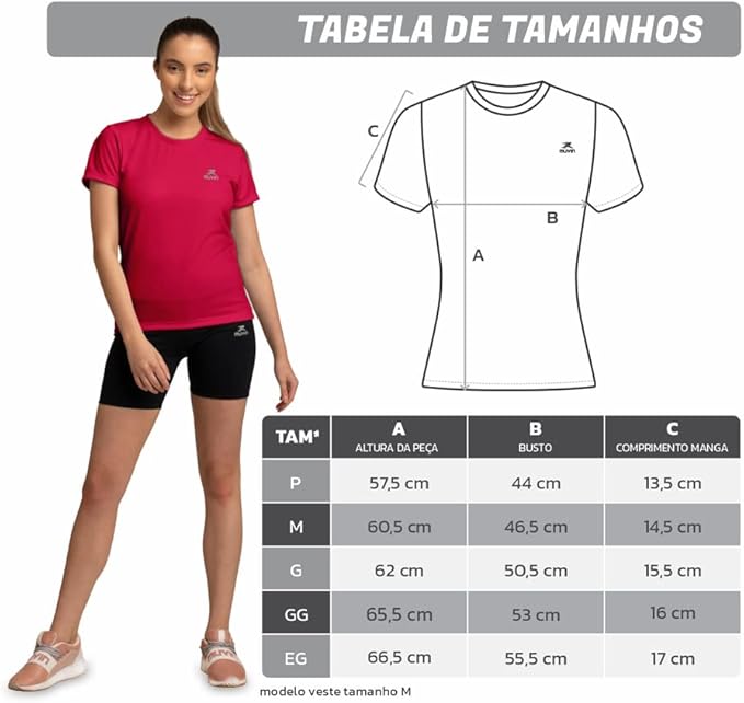 Camiseta Dry Basic SS FPS50 - Feminino 3