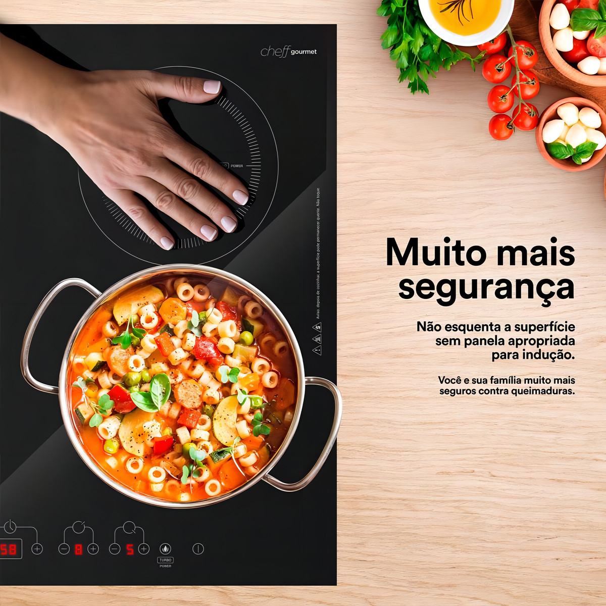 Cooktop de Indução 4 Bocas EOS Cheff Gourmet 5