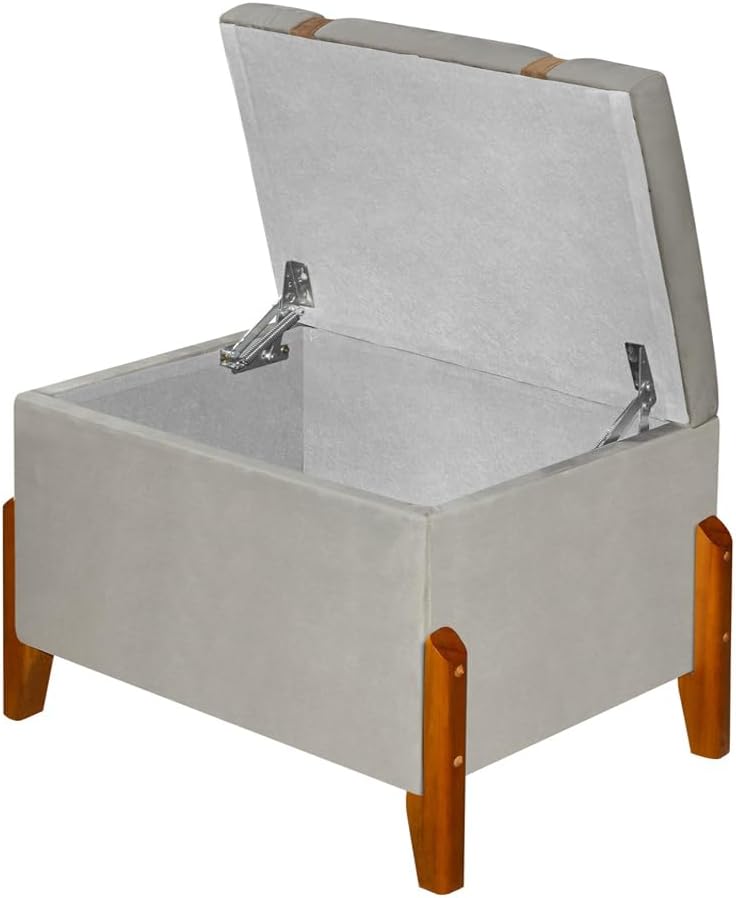 Recamier Baú Puff Moderno Retro 4