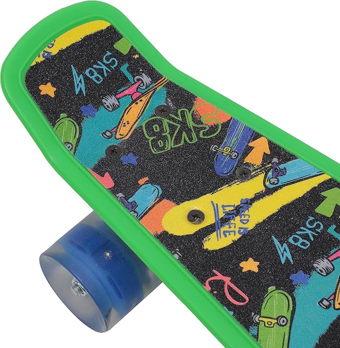 ZippSkate Infantil em Plástico com Luzes nas Rodas 2