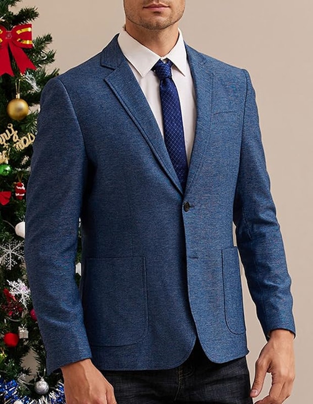 Blazer Masculino Casual, Jaqueta Esportiva Leve com 2 Botões 4