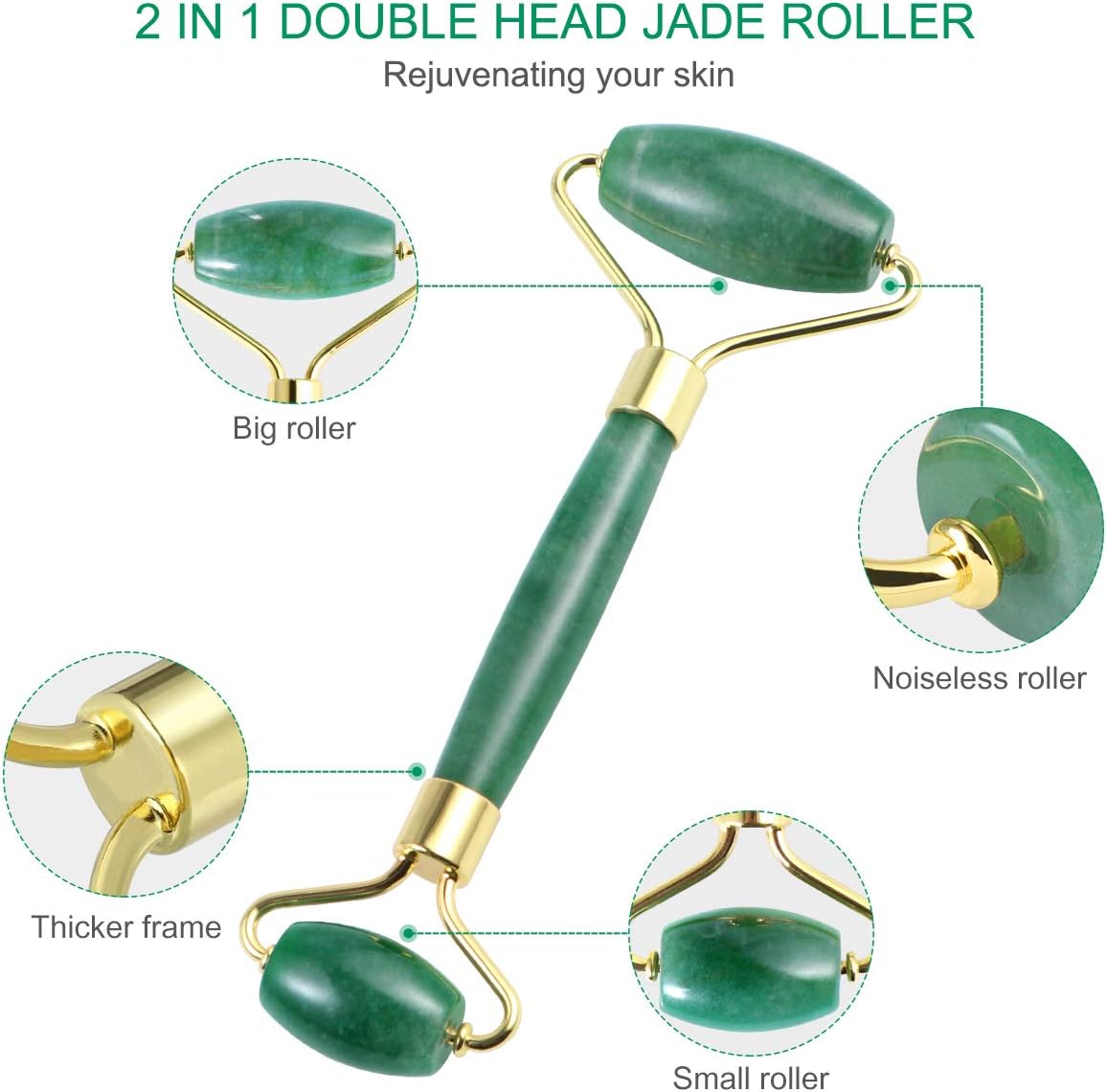 Kit Massageador Facial Pedra Jade Frcolor 3