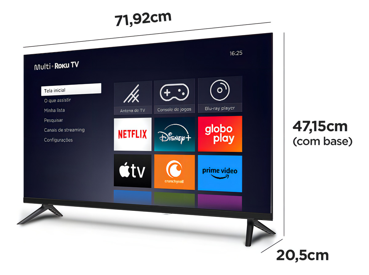 Smart TV Multi Roku 32" 4