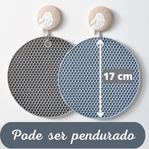 Kit 4 Unidades Descanso de Silicone para Panelas Quentes 2