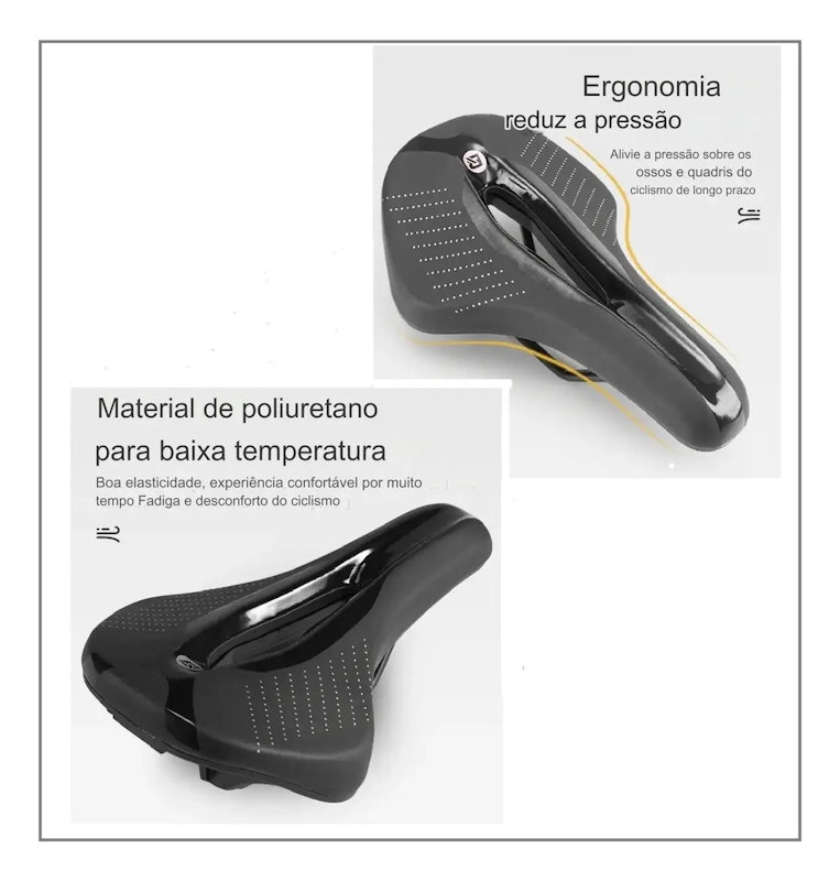 Selim de Bicicleta Rockbros Flow Saddle 5