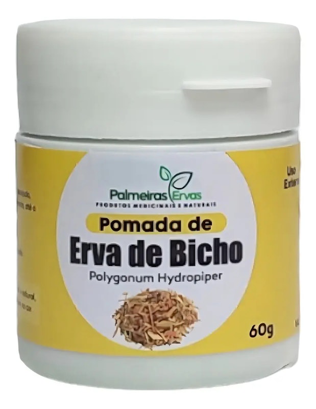 Erva de Bicho Pomada Natural Hemorroida Cicatrizante Forte 1
