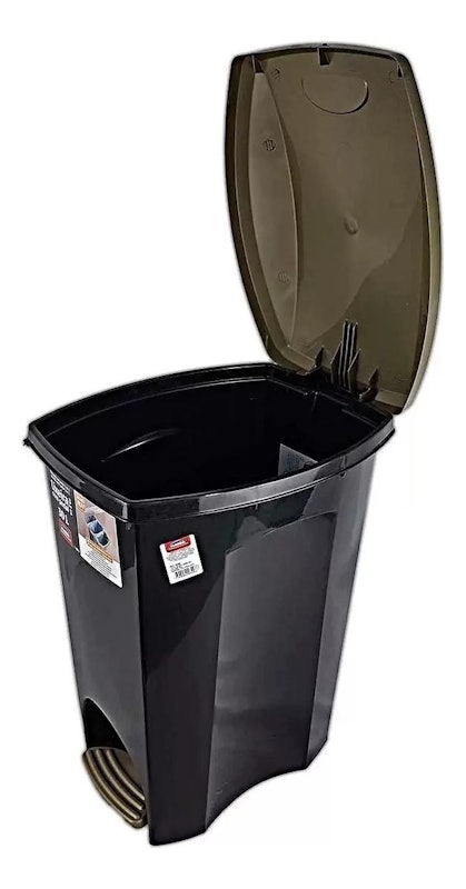 Lixeira com Pedal Ecoblack 3 em 1 30 L 3