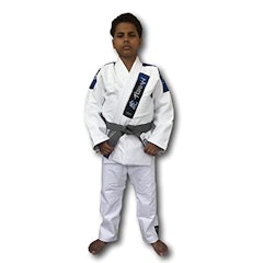 Kimono Jiu-Jitsu Trançado Advanced Preto Infantil