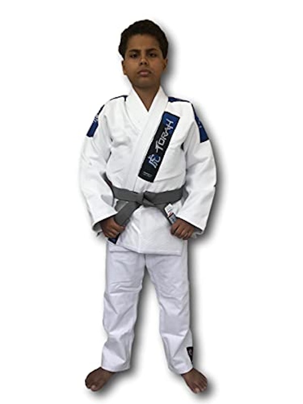 Kimono Jiu-Jitsu Trançado Advanced Preto Infantil 1