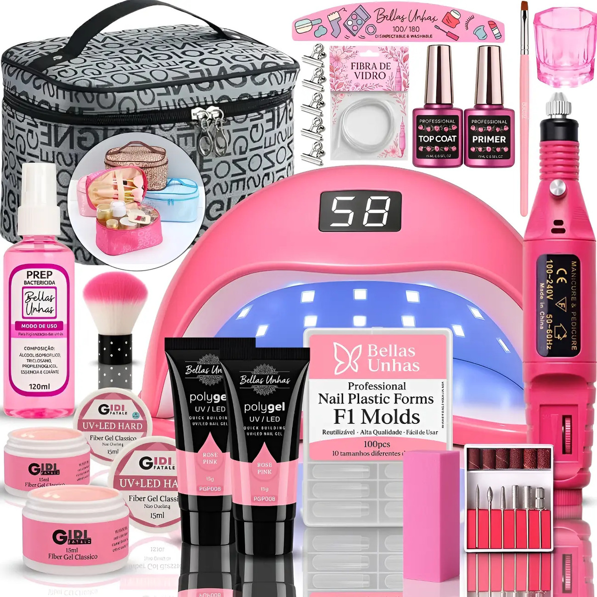 Top 10 Melhores Kits de Unha em Gel em 2026 (Modelones, Pink e mais) 5